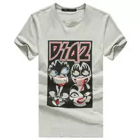 graffiti dsquared2 short t-shirt animation gray